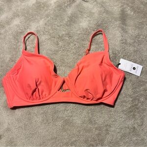 Coral Women's shade and shore bikini bathing suit top 38DD